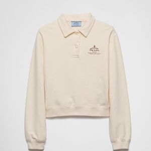 Prada Cotton fleece polo shirt